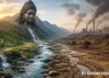 नर्मदा की सहायक नदियों पर भी देना होगा ध्यान (फोटो- एआई द्वारा निर्मित)