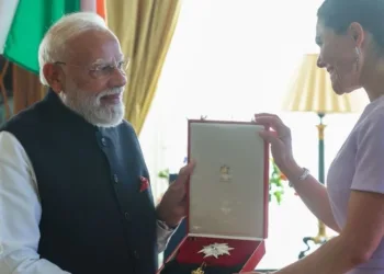 स्वीडन cमें प्रधानमंत्री नरेंद्र मोदी को ‘रॉयल ऑर्डर ऑफ पोलर स्टार’ से किया गया सम्मानित