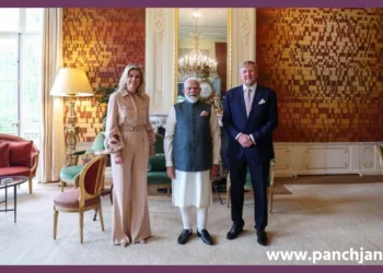 PM Narendra Modi meeting King Willem-Alexander and Queen Maxima at Royal Palace in Netherlands