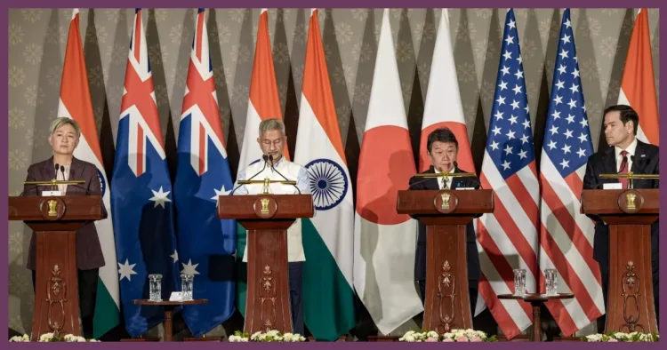 QUAD strategic repositioning Indo Pacific China Delhi