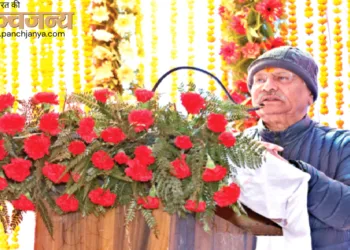 कार्यक्रम को संबोधित करते हुए श्री सुरेश सोनी