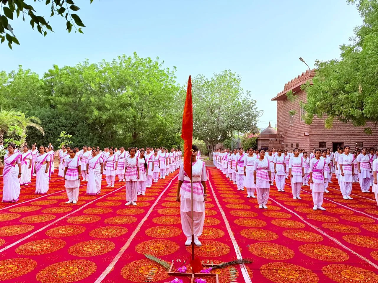 Rashtra Sevika Samiti Shakha in Full Uniform Khimsar Fort Nagaur