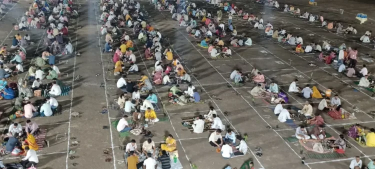 RSS Matruhaste Bhojan Shajapur Chittorgarh