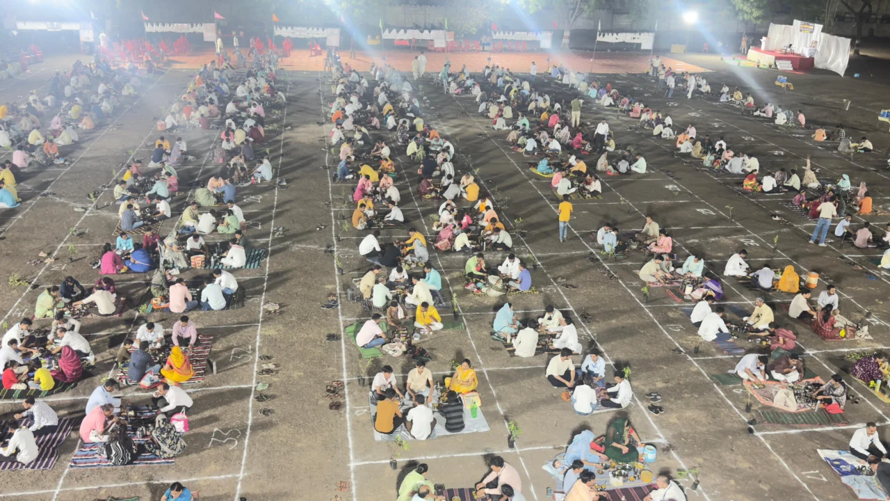 RSS Matruhaste Bhojan Shajapur Chittorgarh