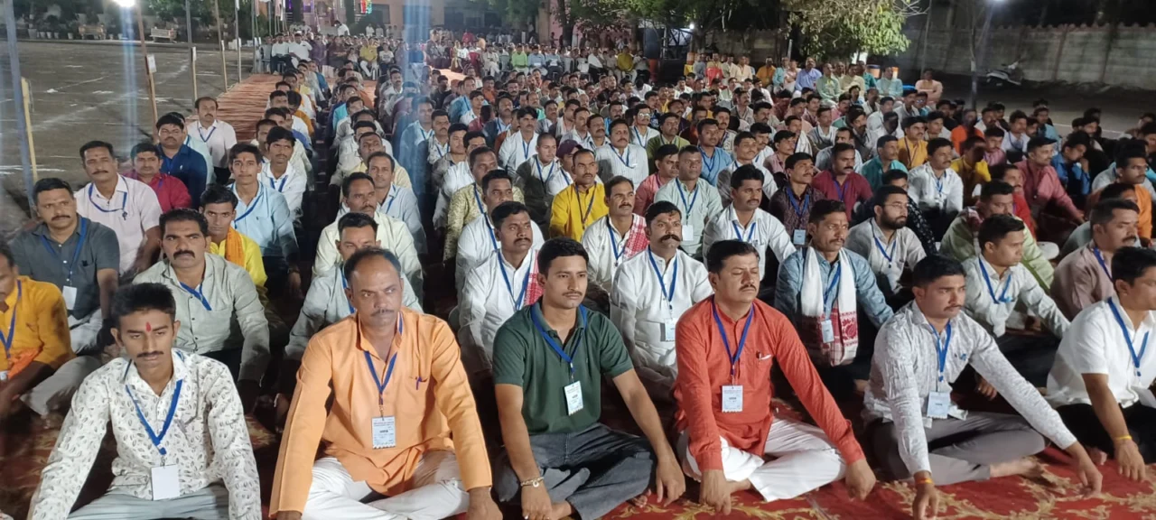 RSS Matruhaste Bhojan Shajapur Chittorgarh