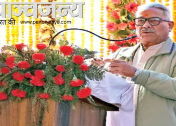 कार्यक्रम को संबोधित करते हुए डाॅ. कृष्ण गाेपाल