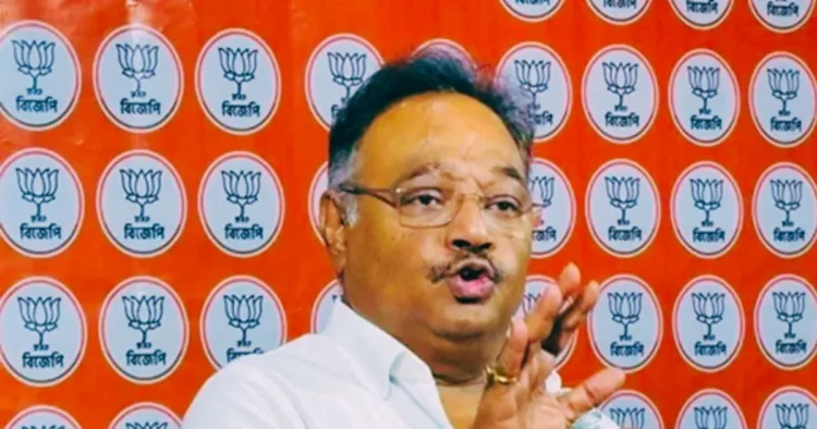 बंगाल के भाजपा प्रदेश अध्यक्ष शमिक भट्टाचार्य