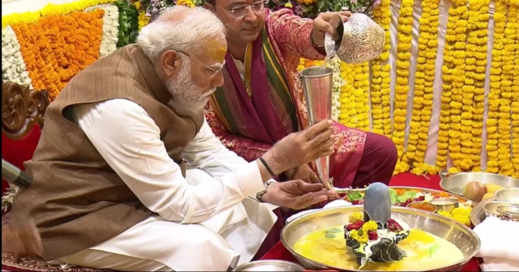 Somnath temple PM Modi worship