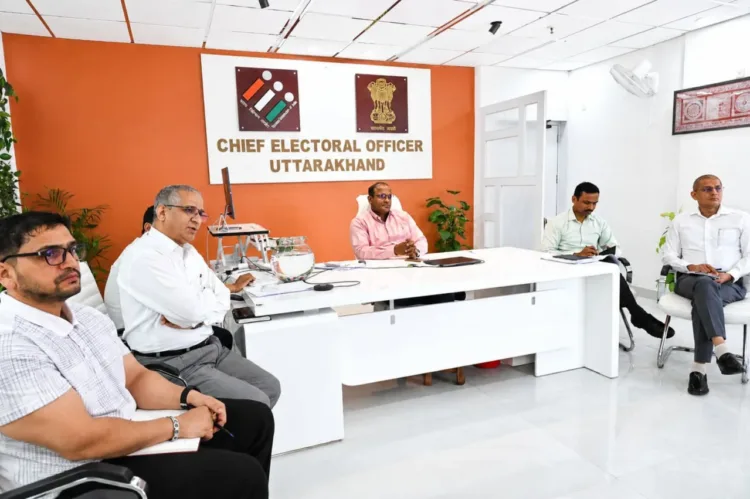 Special Intensive Revision Campaign Uttarakhand CEO Meeting