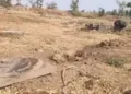 शिव मंदिर को गिराया गया