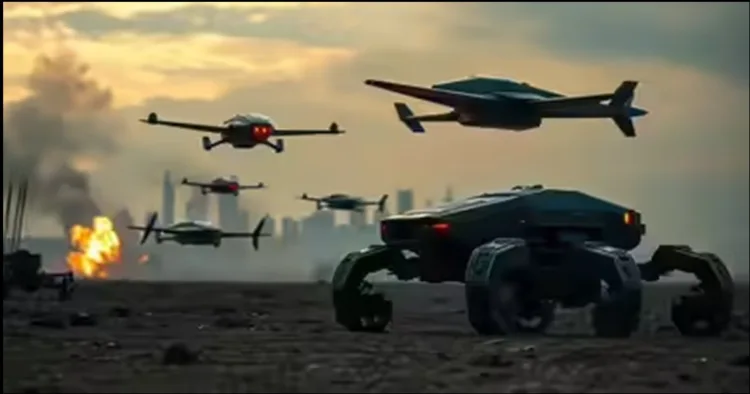 Ukrains robot Soldier in war with russia