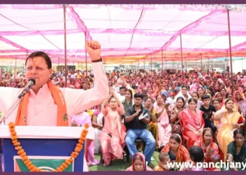 Uttarakhand CM Dhami Warning Conversion Land Jihad Sitarganj