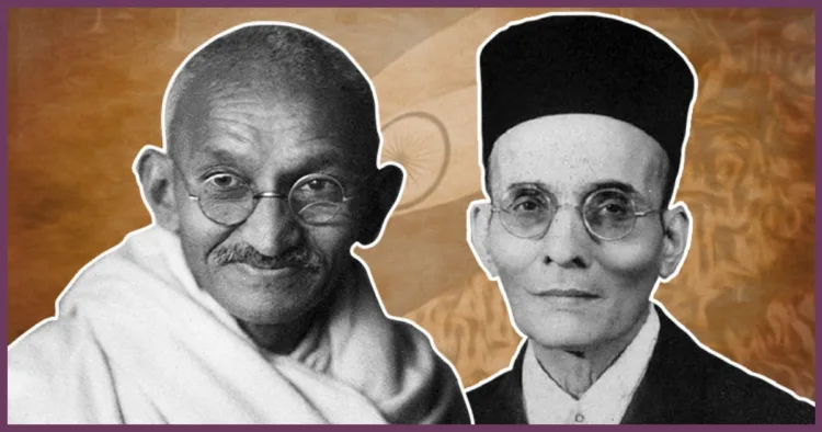 veer savarkar and mahatma gandhi relationship history