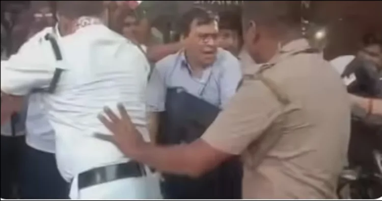 West Bengal Police reaches Abhishek banerjis house