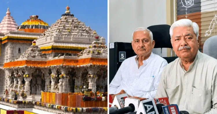 रायपुर में पत्रकार वार्ता के दौरान विहिप अध्यक्ष आलोक कुमार जी।