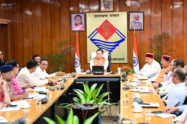 cm pushkar singh dhami high level meeting char dham yatra