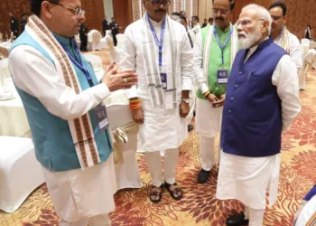 CM Pushkar Singh Dhami PM Narendra Modi Niti Aayog Meeting Delhi
