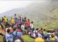 Crowd in hill
