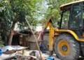dhami government bulldozer action-against-illegal encroachment in uttarakhand