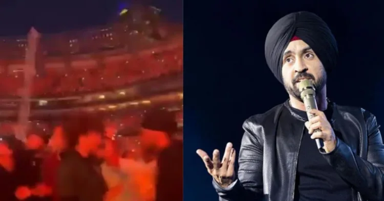 दिलजीत दोसांझ के कॉन्सर्ट से खालिस्तान समर्थकों को उठाकर बाहर फेंका गया