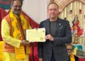 dr chinmay pandya shantikunj honored in canada calgary