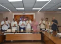Emergency Andolan Aur Vishwasghat Book Launch Ajay Sethia Ram Bahadur Rai KN Govindacharya