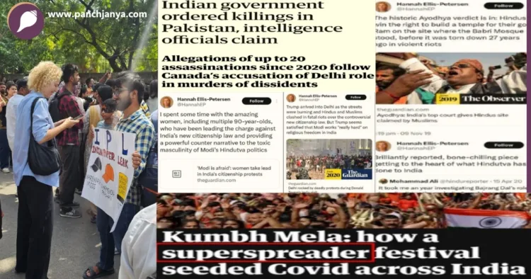 guardian journalist ellis petersen amplifies anti india propaganda