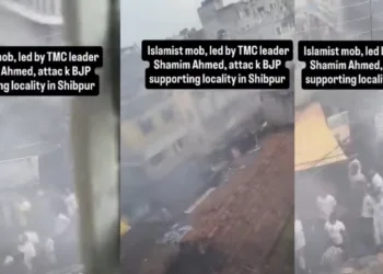 howrah shibpur tmc leader attacks-bjp supporting locality manoj khan