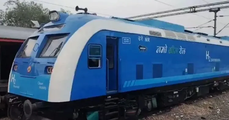 हाईड्रोजन ट्रेन का ट्रायल रन