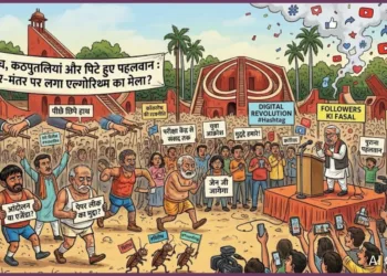 jantar mantar protest social media trends political narrative
