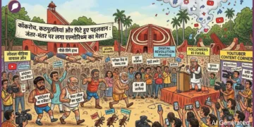 jantar mantar protest social media trends political narrative