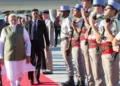 PM Modi France visit Airport honour