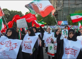 protest in Support of Mojtaba Khamenei