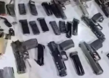 तस्कर के पास से मिले हथियार
