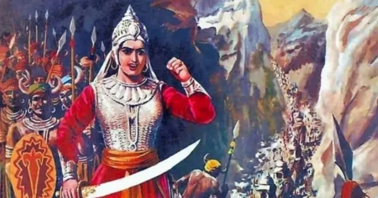 महान वीरांगना रानी दुर्गावती