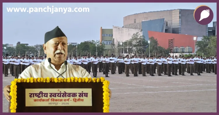 rss karyakarta vikas varg nagpur mohan-bhagwat speech kumar mangalam birla