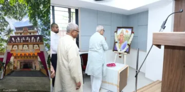rss leader bhaiyyaji joshi addresses kaushik ashram pune reconstruction event
