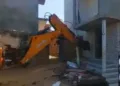 Sambhal illegal mosque demolished bulldozer action UP
