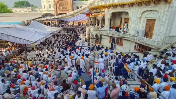 Sri Akal Takht Sahib Khalistan slogans Amritsar