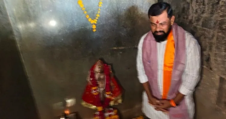धार स्थित भोजशाला में विधायक टी राजा
