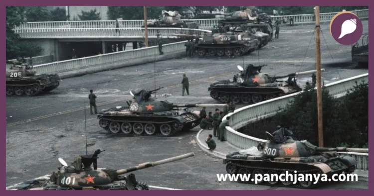 Tiananmen Square Massacre 3 June 1989 China Communist Left