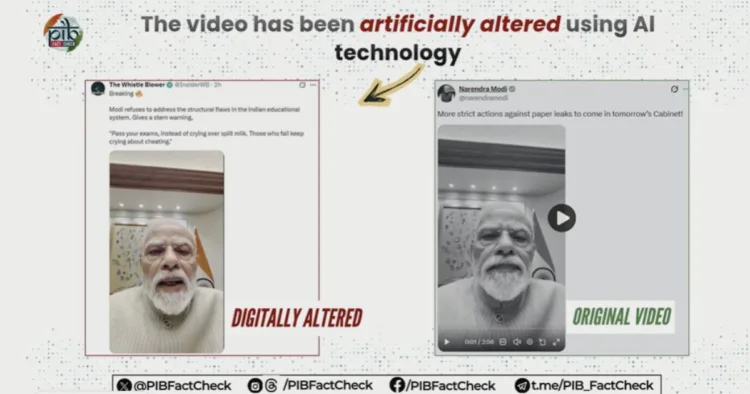 प्रधानमंत्री नरेंद्र मोदी फेक वीडियो हो रहा वायरल