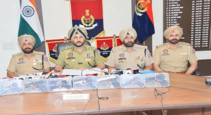 Amritsar Drone Weapon Smuggling Case Punjab Police Deaddiction Centre Seizure