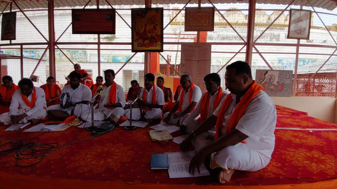 Ayodhya Ram Mandir Arya Vaishya Samaj Karnataka Devotees Bhajan Pooja Yagya Shala Panchjanya