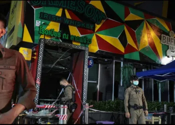 Bangkok pub fire