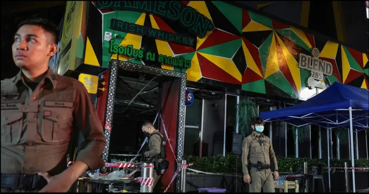 Bangkok pub fire