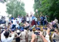 BJP Protest Against Rahul Gandhi Dehradun Congress Office Mahendra Bhatt Panchjanya