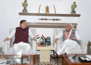 CM Pushkar Singh Dhami Meets Union Power Minister Manohar Lal Khattar Delhi Uttarakhand PITCUL ADB Loan Energy Projects