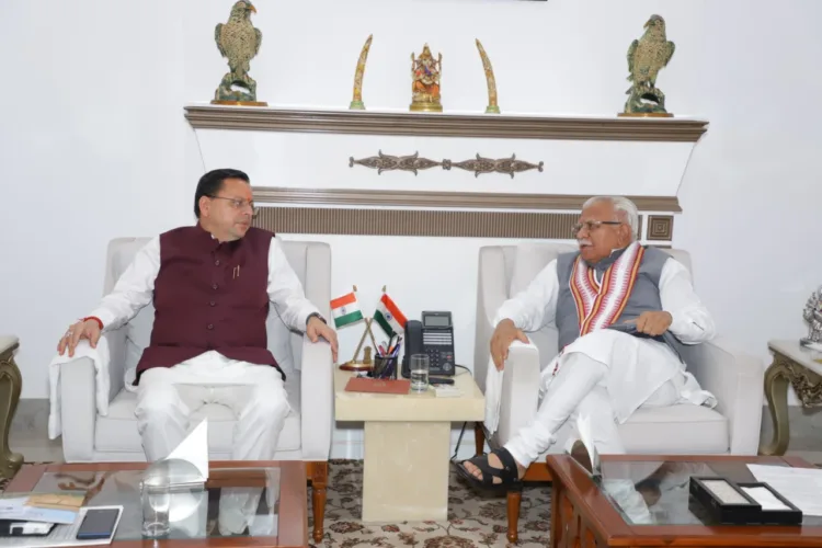 CM Pushkar Singh Dhami Meets Union Power Minister Manohar Lal Khattar Delhi Uttarakhand PITCUL ADB Loan Energy Projects