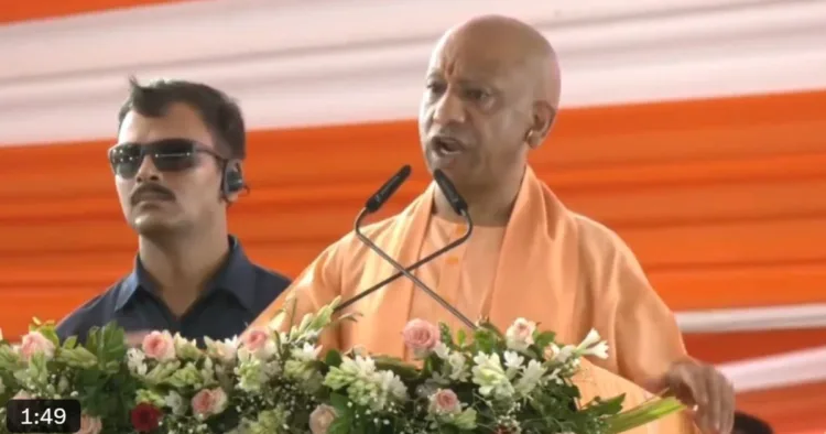 CM Yogi in Basti Yogi Adiyanath Akhilesh Yadav Saffron Kanwar Yatra UP Politics